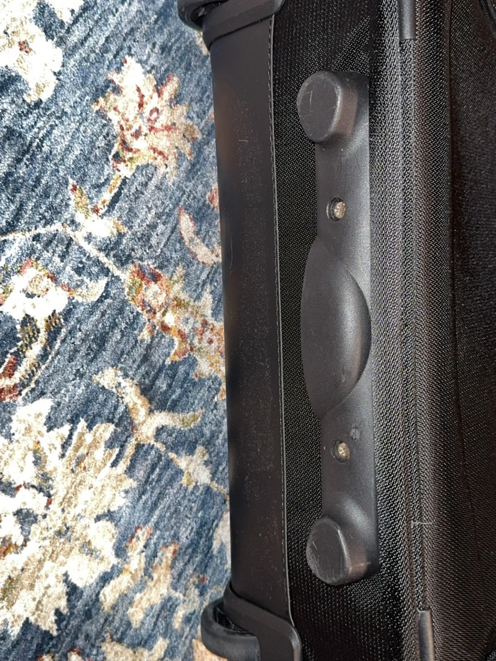 NWT DELSEY PARIS HELIUM FUSION BLACK TROLLEY TOTE LUGGAGE TRAVEL BAG